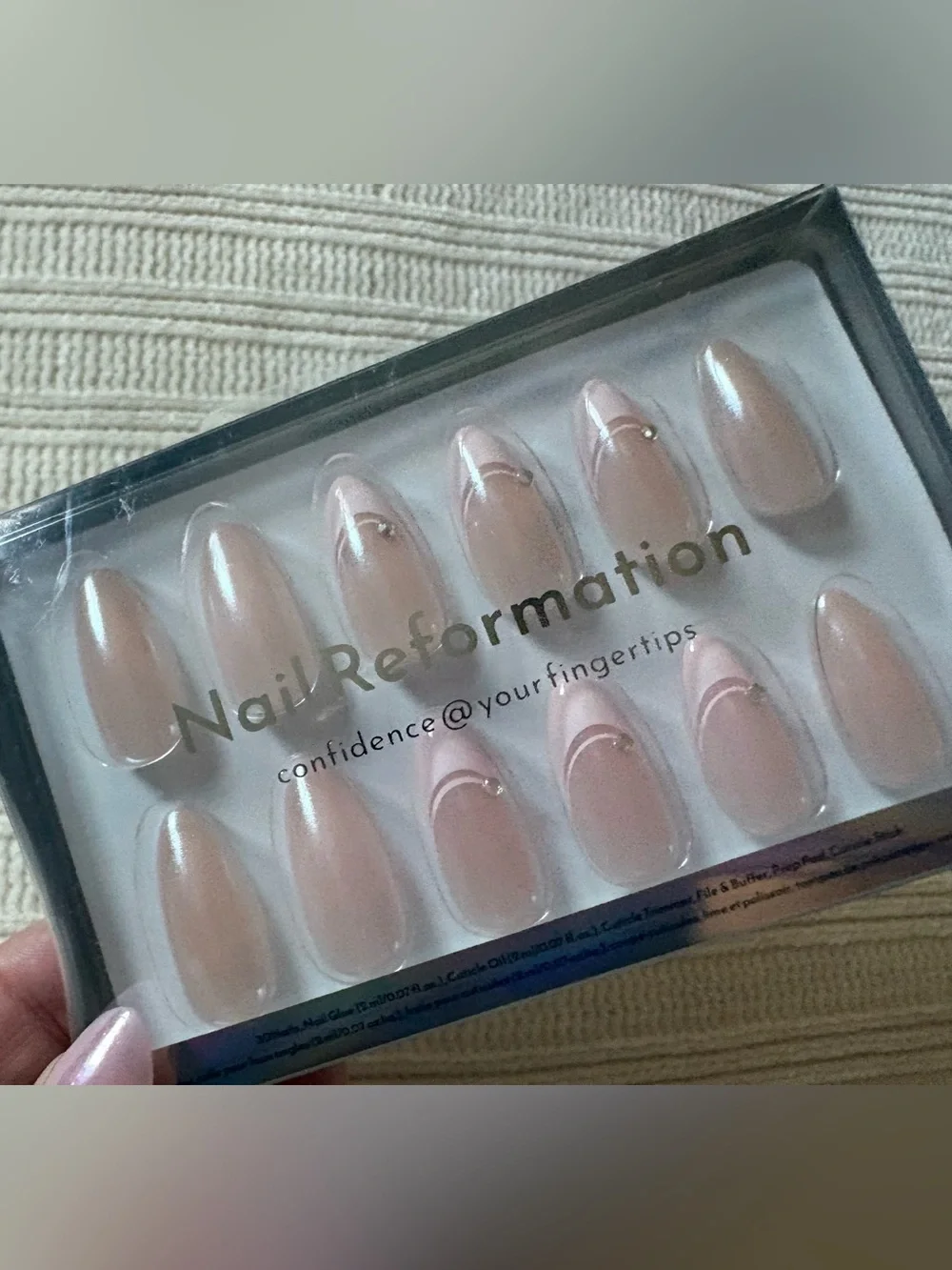 Nail Reformation Press-On Nails in Soft Pink Pearl